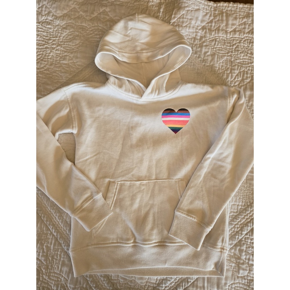 Abercrombie & Fitch For The Trevor Project Kids Hoodie Size 9/10 Youth M White